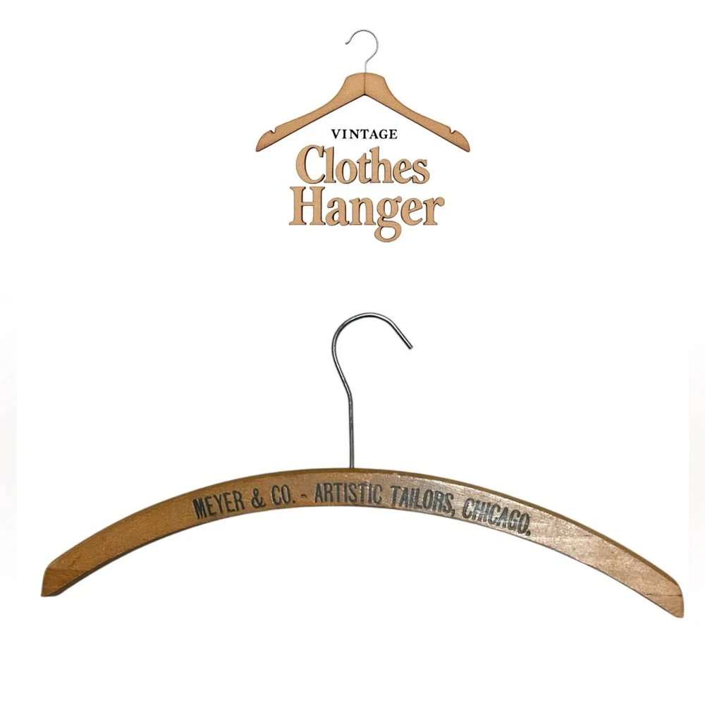 Meyer and Co. artistic tailors Chicago Vintage hanger